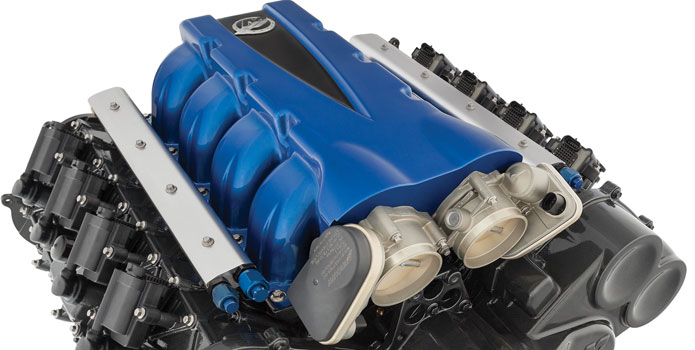 Mercur Racing's QC4v crate engine earned the company top honors at the SEMA show today.