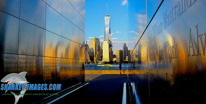 "Never forget"—that's the message of this composite image by photographer Tim Sharkey.