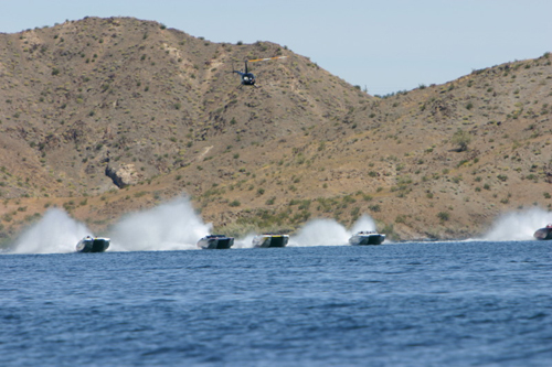 With a fleet of what could be 200 boats in 2012, the poker run is the showpiece event of Desert Storm.