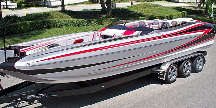 Eliminator Boats delivered its latest 27 Speedster catamaran, which is powered by a supercharged 900-hp engine, to a customer in Salt Lake City at the end of July.