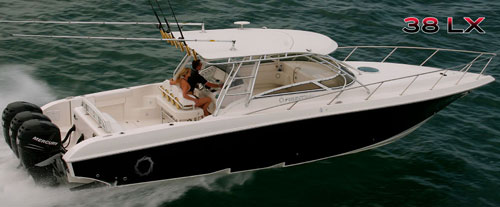 Dealers of Fountain center consoles and sportboats are required to have models in their showrooms.