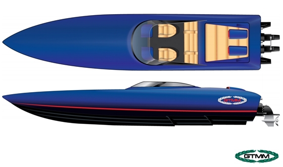 An artist's rendering of the GTMM 39'.