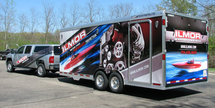 Ilmor Marine will have its new trailer on display in Lake Havasu.