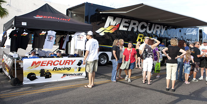 Mercury Racing will once again be part of the Desert Storm Poker Run and its popular street party. Photo by Robert Brown