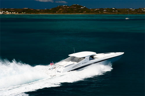 Mystic’s SL 700 performance yacht.