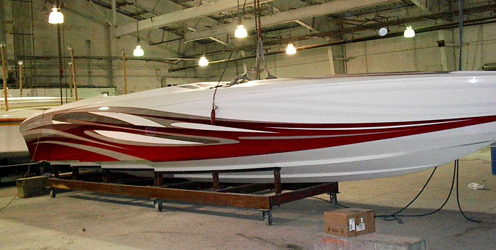 Nordic Boats' new 39-foot V-bottom will make its debut at the Lake Havasu Boat Show in April.