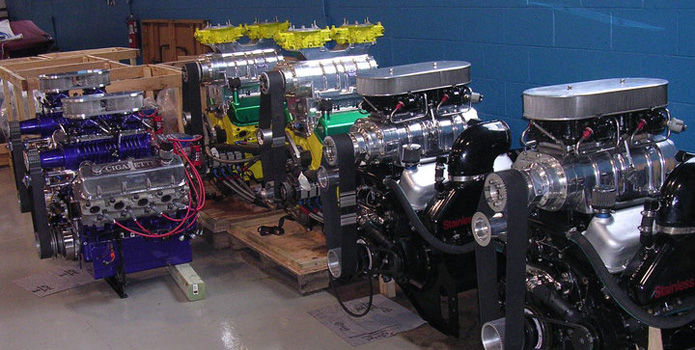 Pretty potent engines, all in a row—Scorpion builds marine mills from 525 to 1,500 hp.