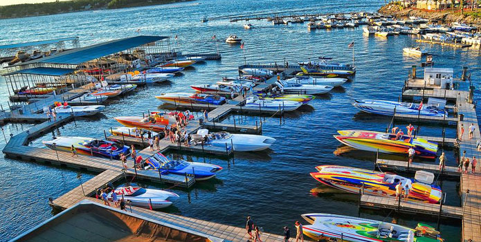 SuperCat Fest organizers are inviting all catamaran owners to come to Missouri's Lake of the Ozarks at the end of August. Photo by Jay Nichols/Naples Image