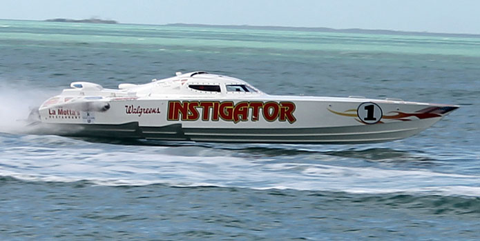 After finishing third and fourth in the first two races, Instigator came out on top to claim the Superboat Extreme title.