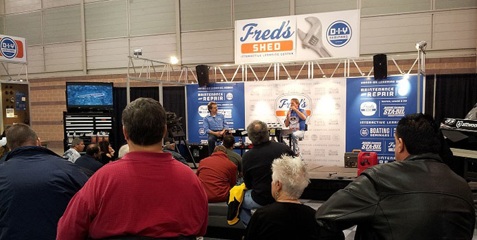 Via Fred's Shed Interactive Learning Center, Bob Teague of Teague Custom Marine will be sharing his knowledge at four free seminars during the L.A. Boat Show. Photo courtesy NMMA