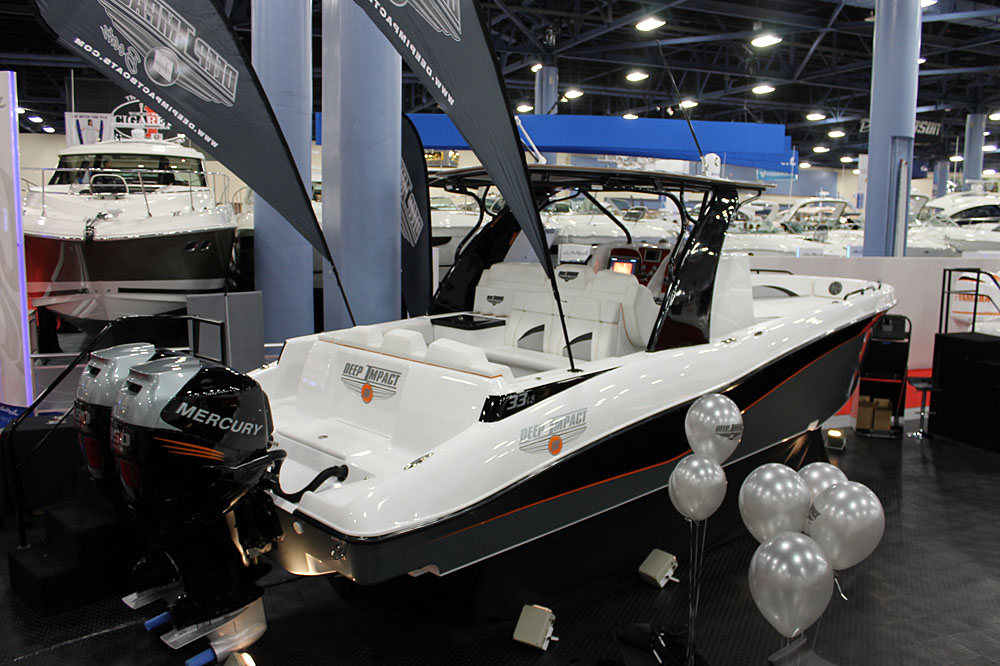 Deep Impact showed off its new 33-foot center console in Miami.