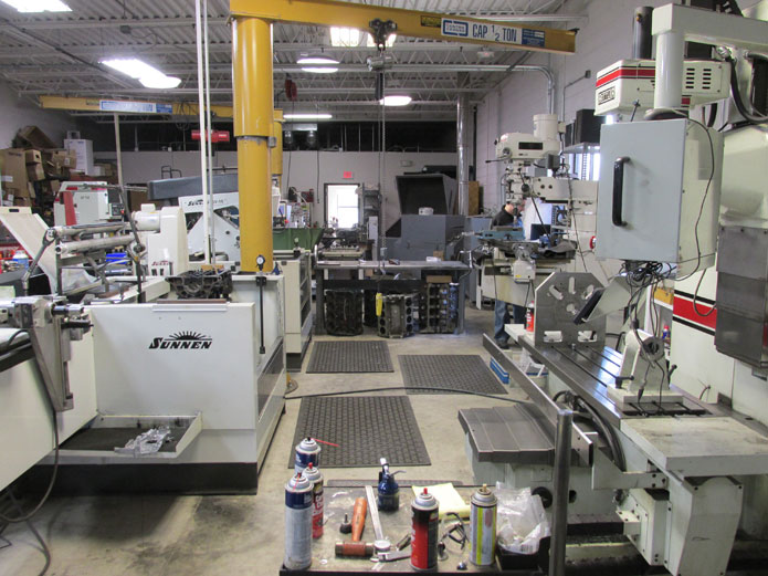 TNT/MPG has a complete machine shop with state-of-the-art CNC equipment.