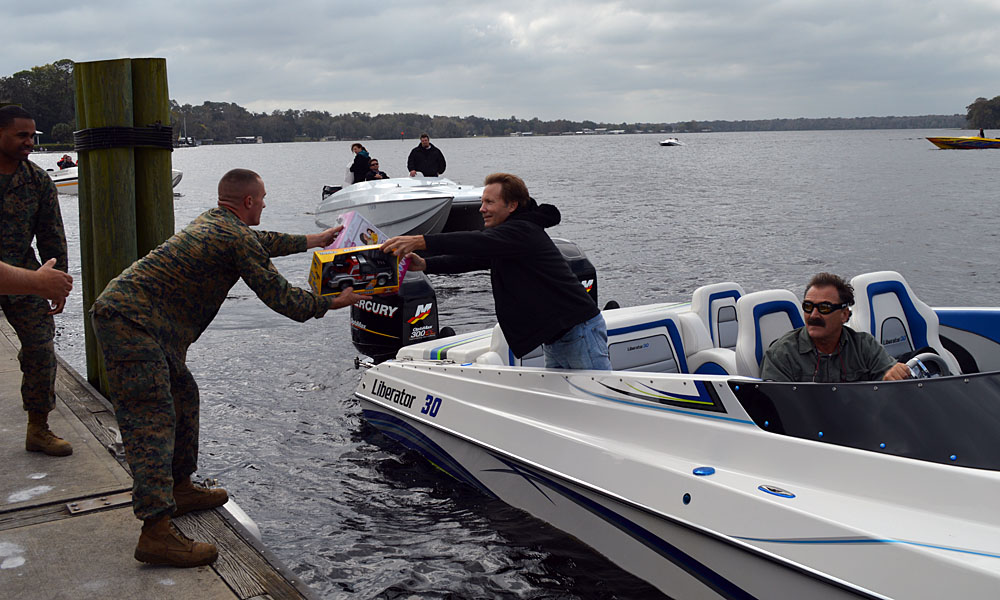 Boaters delivered thousands of dollars worth of toys during the Boating Toys for Tots Tour in Florida.