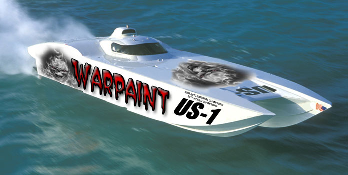 With Bob Vesper behind the wheel and Danny Crank on the throttles, Team Warpaint will make its return to Key West with a new ride, a 42-foot MTI.