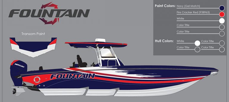 First Fountain Powerboats 38 Sport Console Set For Summer Delivery