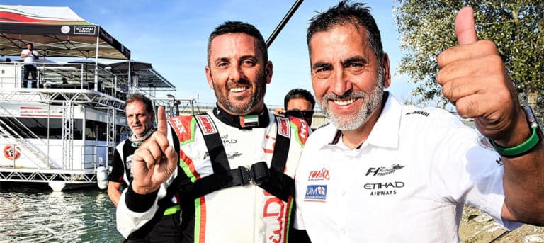 Team Abu Dhabi’s Torrente Wins First F1H2O Grand Prix In Italy