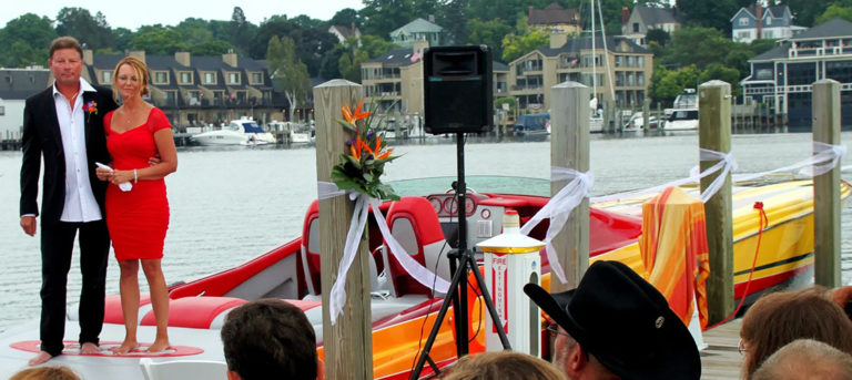 First-Person: Tracy And Connie Nemecek’s Wedding For The Boating Ages